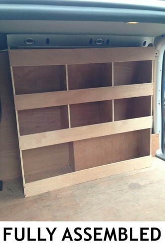 Caddy van racking - caddy, plywood