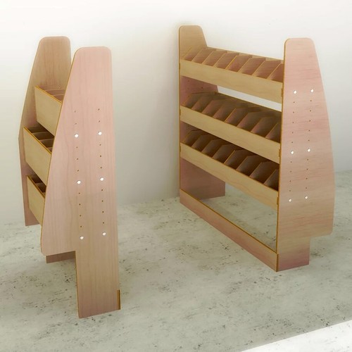 Caddy swb twin - van, shelving